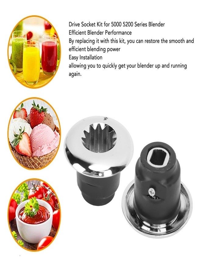 Zerodis Premium Blender Drive Socket Kit 2pcs Replacement Part for 5000 5200 Series Essential Blender Accessories Ensure and Efficient Blending (BL-04) - Image 2