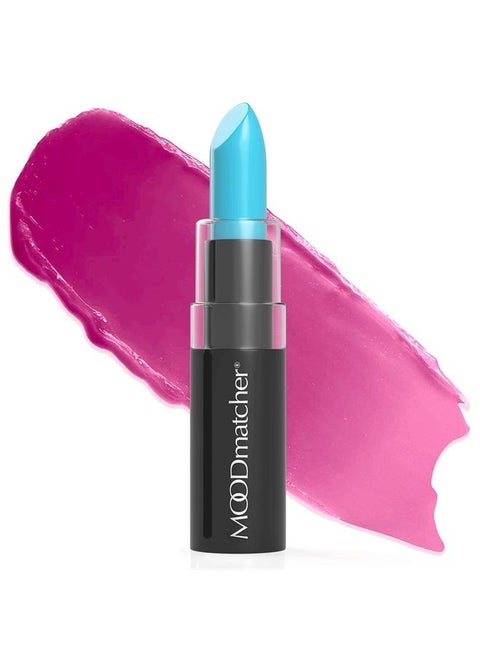 MOODMatcher original Color Changing Lipstick – 12 Hours Long-Lasting, Moisturizing, Smudge-Proof, Easy to Apply Creamy Lipstick, Glamorous Personalized Color, Premium Quality – Made in USA (Light Blue