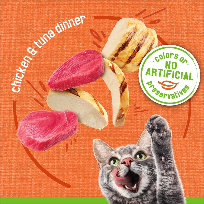 Friskies Purina Friskies Wet Cat Food Pate, Chicken and Tuna Dinner - (Pack of 24) 5.5 oz. Cans - Image 3