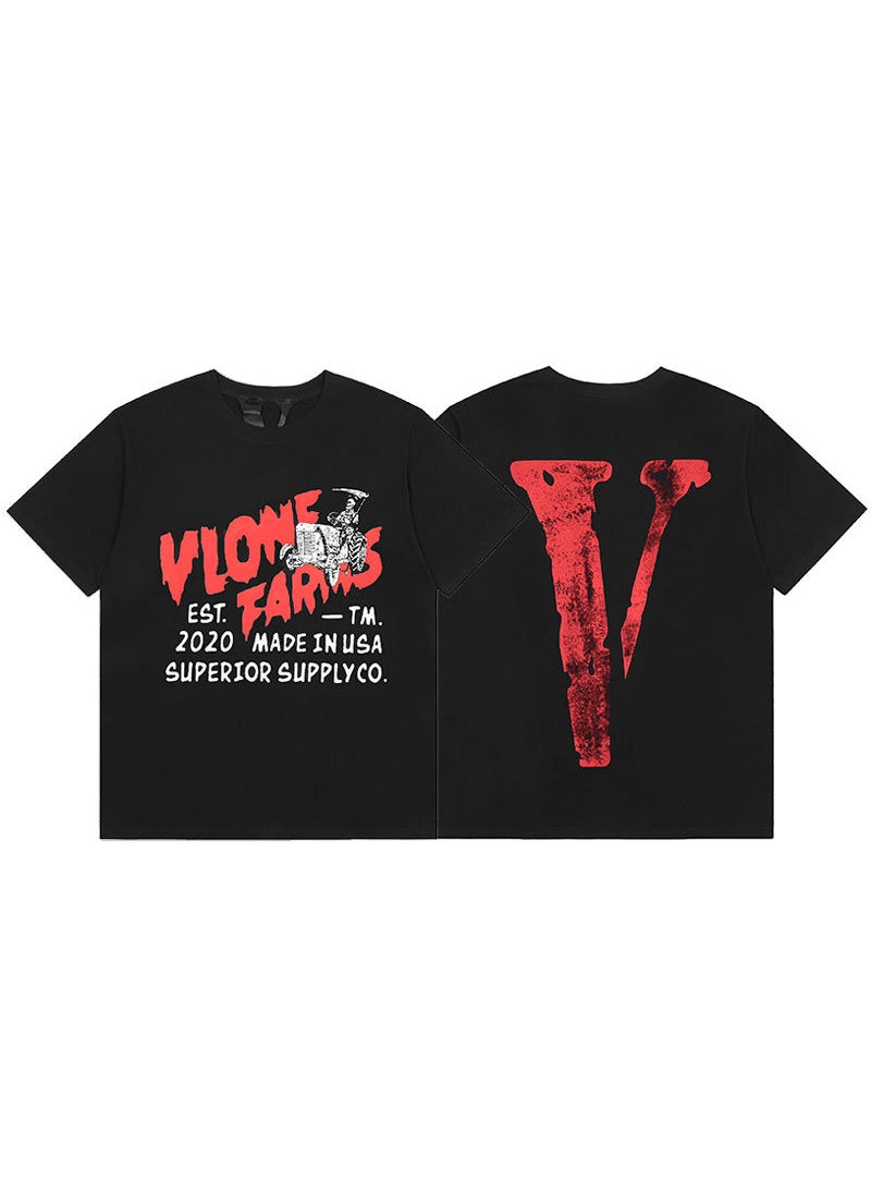 Generic - VLONE FOG Reflective Mosaic Tee Unisex 6230 Black - Image 1
