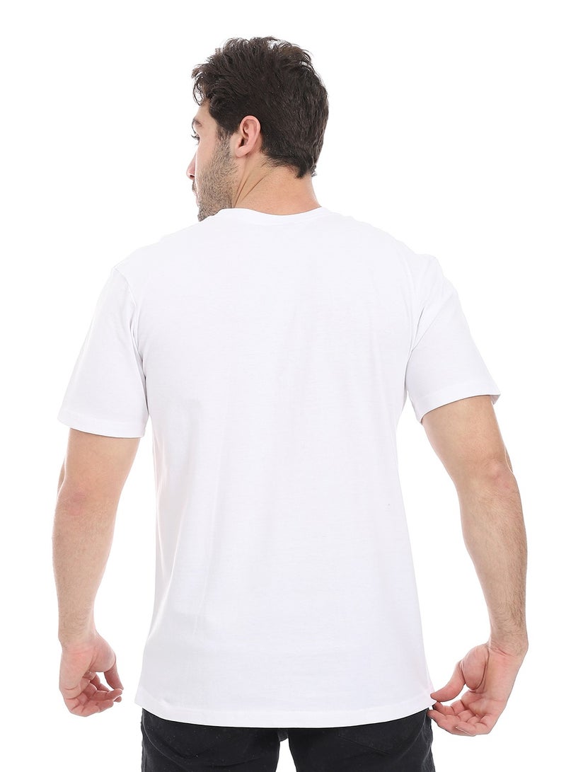 Andora Essential Plain Short Sleeves T-Shirt_ White  - Image 3