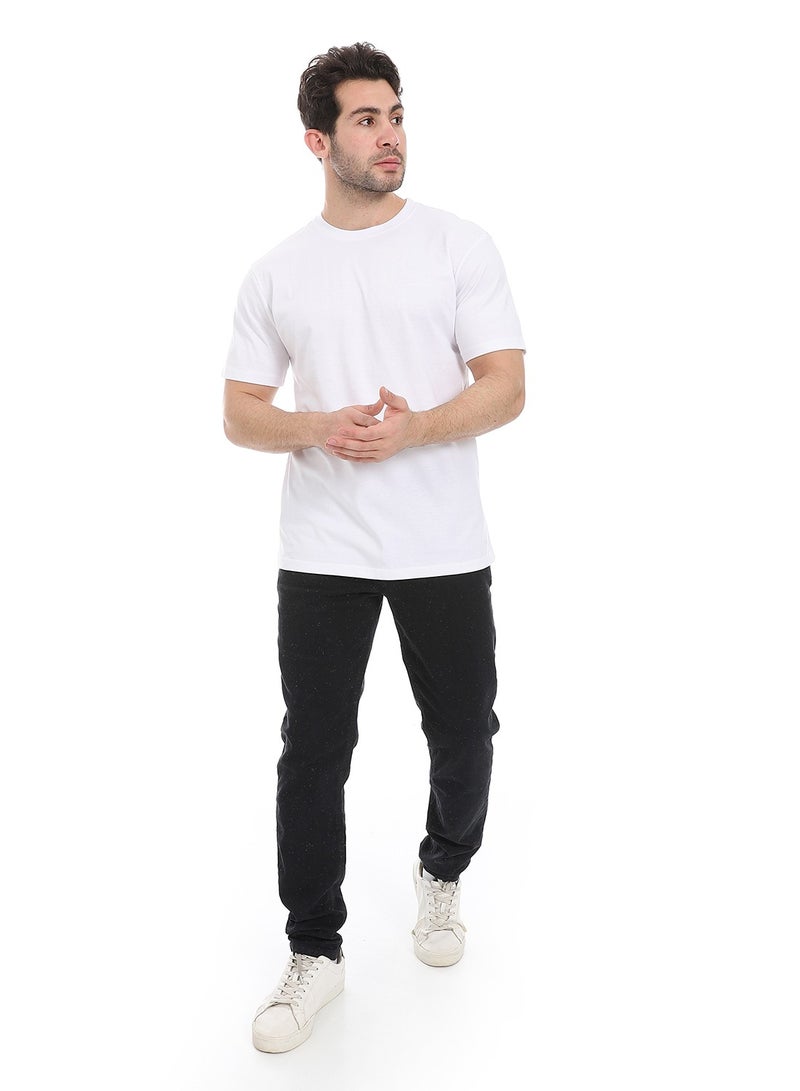 Andora Essential Plain Short Sleeves T-Shirt_ White  - Image 5