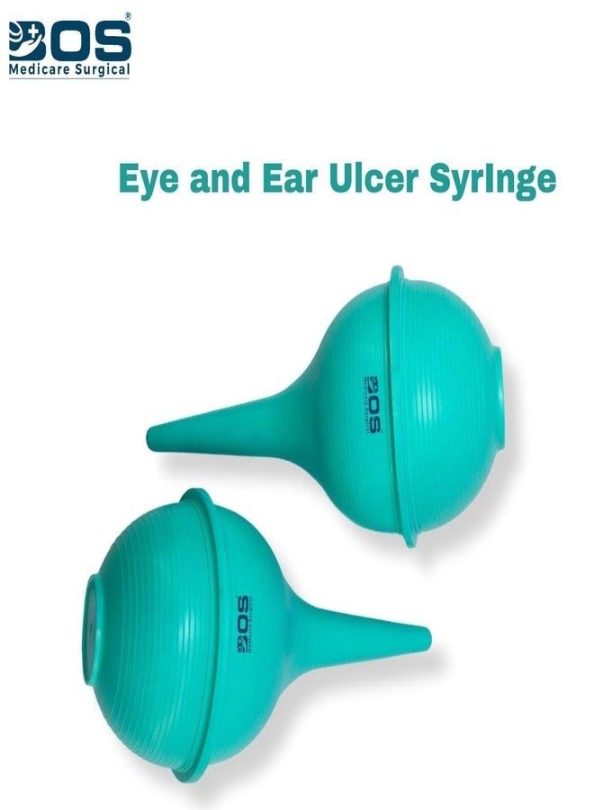 Bos Medicare Surgical | Nasal spirators Ulcer | Syringe Silicone Mocus | For Baby | Multicolor | Green Eye and Ear -100 ml ( Pack of - 2 Pcs ) - Image 3