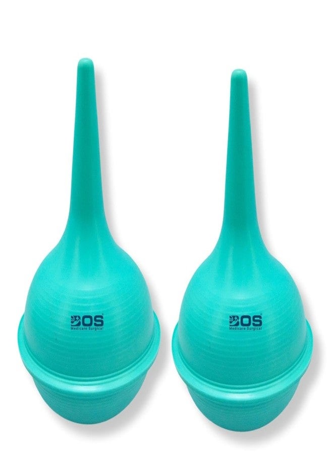Bos Medicare Surgical | Nasal spirators Ulcer | Syringe Silicone Mocus | For Baby | Multicolor | Green Eye and Ear -100 ml ( Pack of - 2 Pcs ) - Image 1