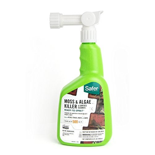 Safer Brand 5324-6 Moss and Algae Killer and Surface Cleaner, 32 oz. Hose Sprayer - Image 5