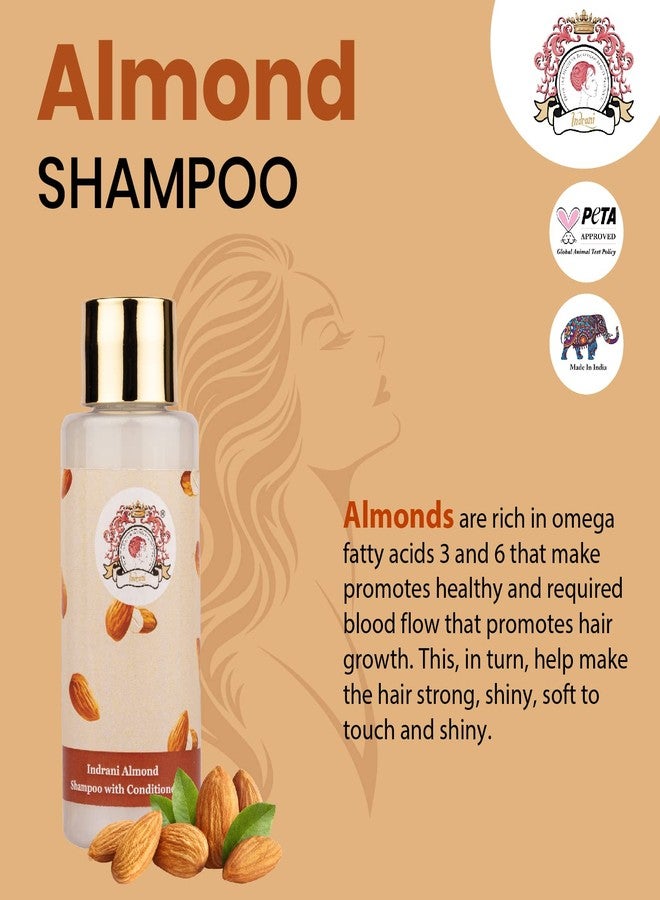 إندراني كوزميتكس شامبو إندراني باللوز مع بلسم، 10 مل، عبوة من 20 قطعة - Image 4