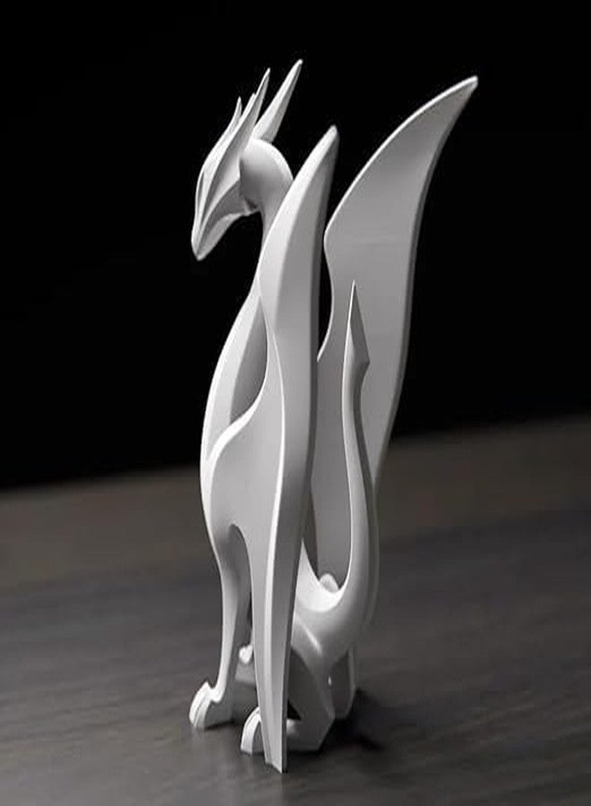 3D CRAFT 3D Printed Fantasy Dragon Toy Figurine for Kids & Adults | Mythical Dragon Showpiece Toy | Creative Imaginative Play Toy | Decorative Dragon Model for Home Desk Shelf - Image 2