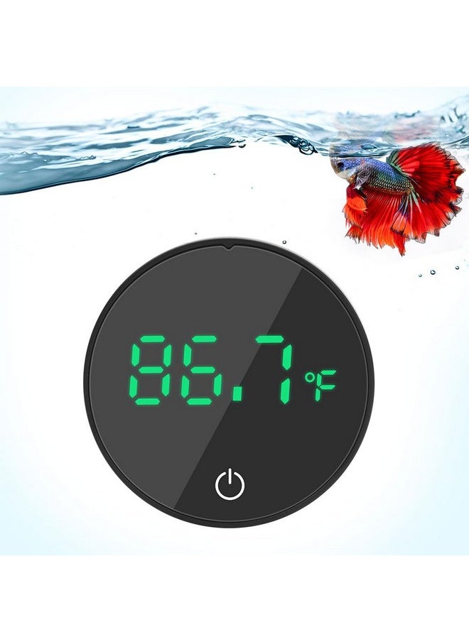 DATOO - Aquarium Thermometer Rechargeable Digital Led Display Fish Tank Thermometer Hd Measurement Accurate Aquarium Temperature ±0.9°F Suitable For Fresh Water And Sea Water Tanks - Image 1