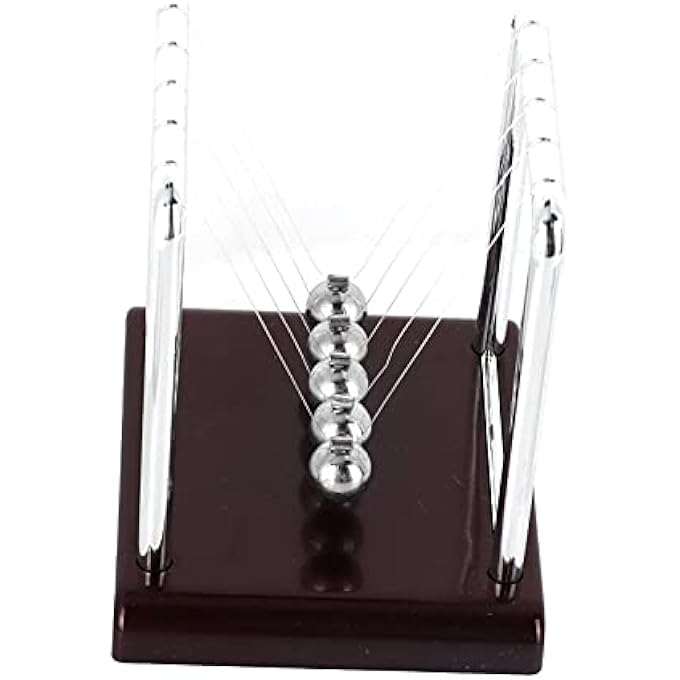 Kikumi Pendulum Ball Swing Balance Balls Stress Relief Toys For Physics Science Office Home Office - Image 3