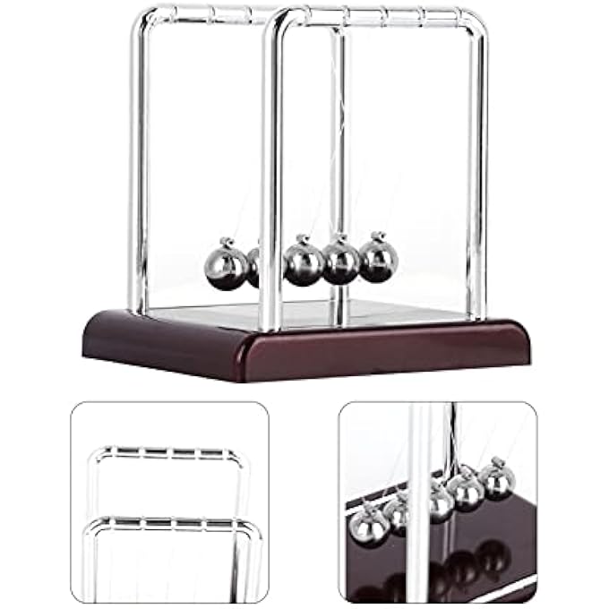 Kikumi Pendulum Ball Swing Balance Balls Stress Relief Toys For Physics Science Office Home Office - Image 5