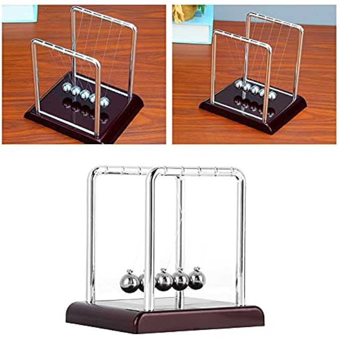 Kikumi Pendulum Ball Swing Balance Balls Stress Relief Toys For Physics Science Office Home Office - Image 4