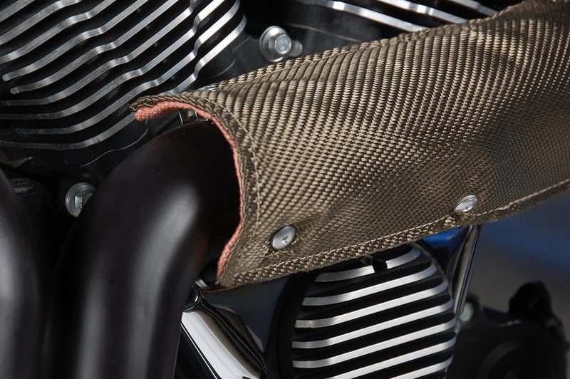 Design Engineering Titanium Pipe Shield 4" x 1' Exhaust Heat Shield - Image 4