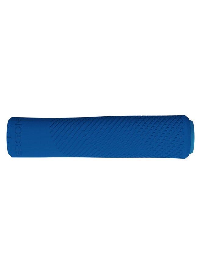ERGON New Gxr Ergonmic Bike Handlebar Grip Super Lightweight Pair Of Grips Midsummer Blue/Small - Image 3