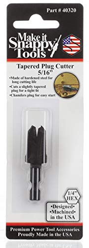 Make it Snappy Tools 5/16" Tapered Plug Cutter - Image 3
