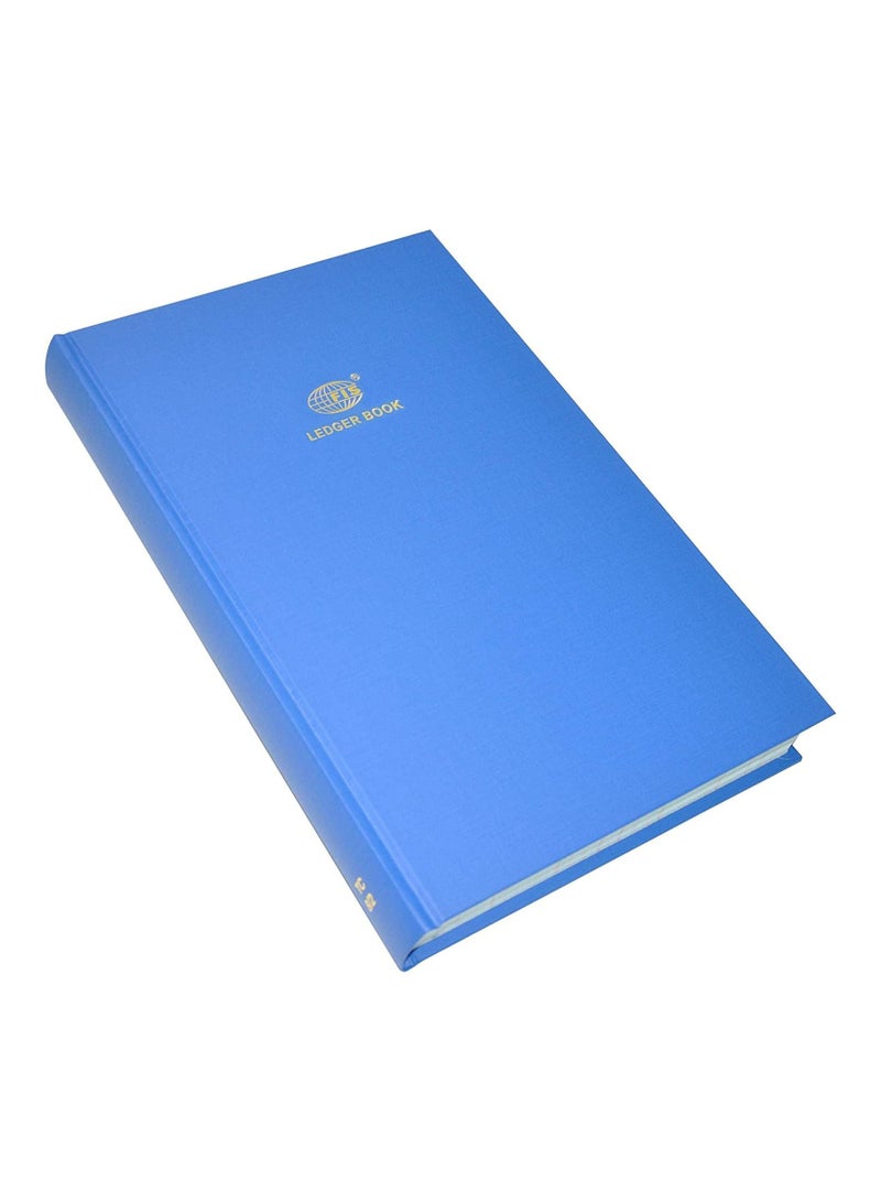 FIS Ledger Book, Azure Laid Ledger Paper, FS (210 x 330 mm) Size, 5 Quire - FSACLTC5Q82 - Image 1