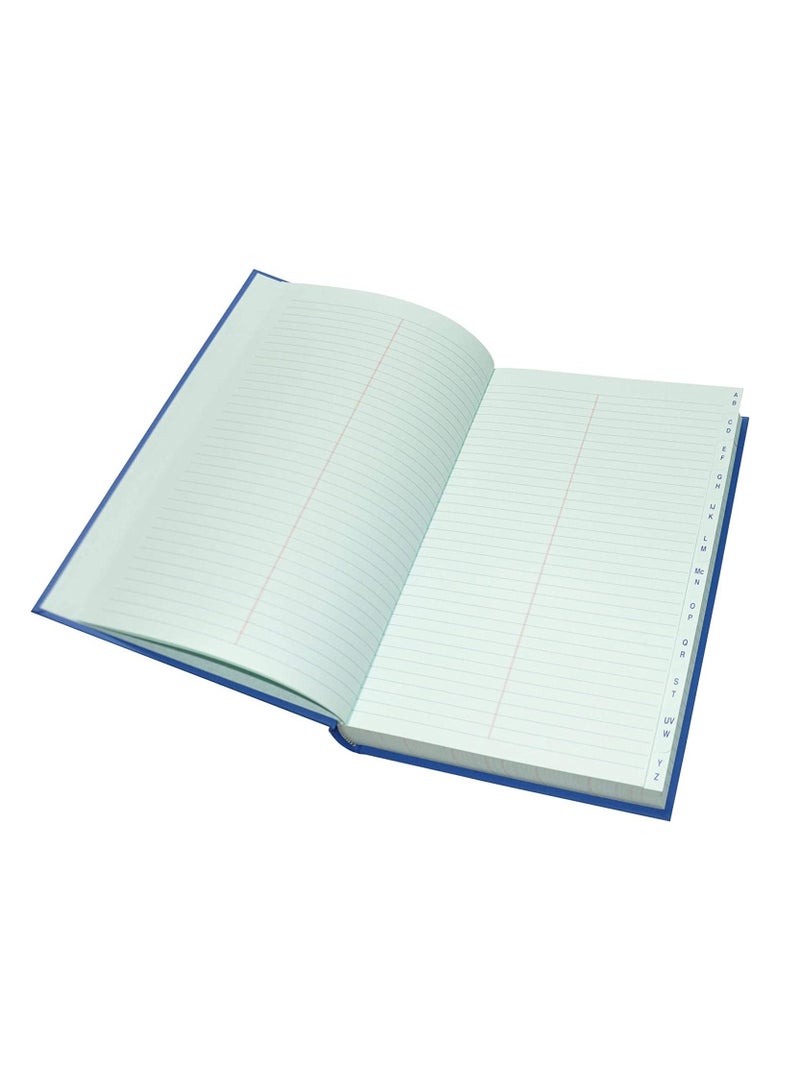 FIS Ledger Book, Azure Laid Ledger Paper, FS (210 x 330 mm) Size, 5 Quire - FSACLTC5Q82 - Image 2