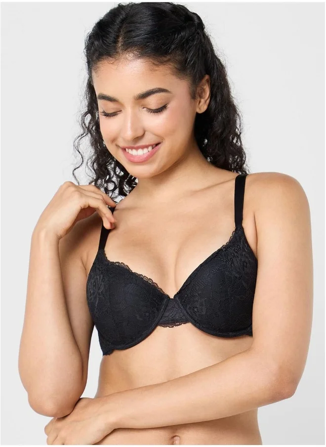 لا سينزا Lace Detail Bra