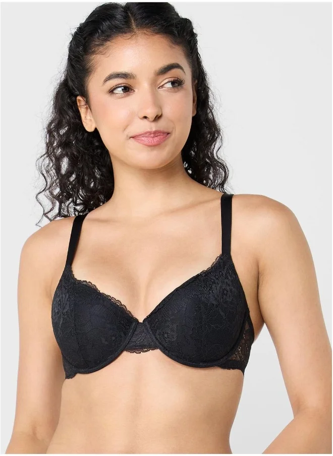 لا سينزا Lace Detail Bra