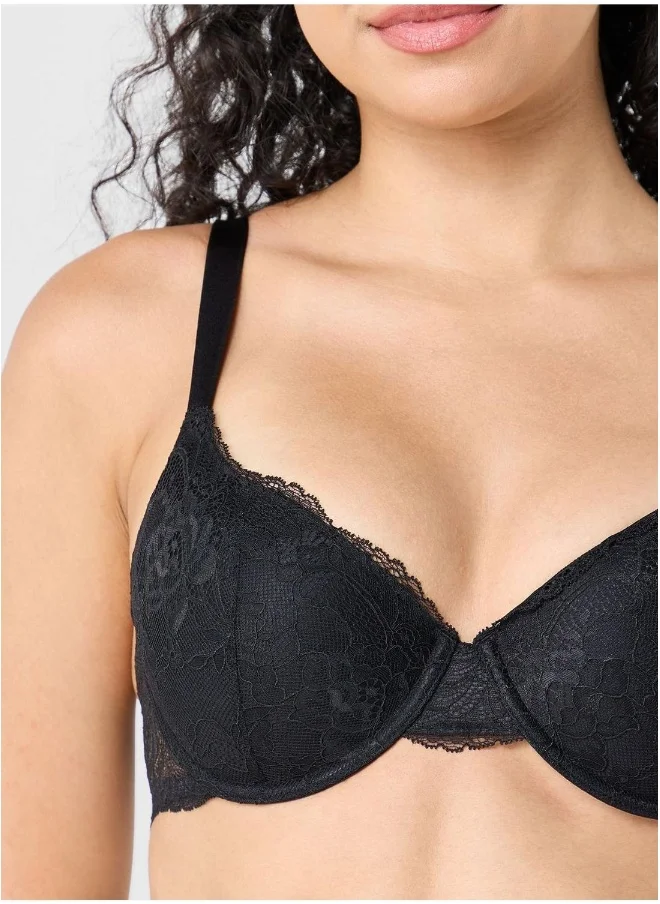 لا سينزا Lace Detail Bra