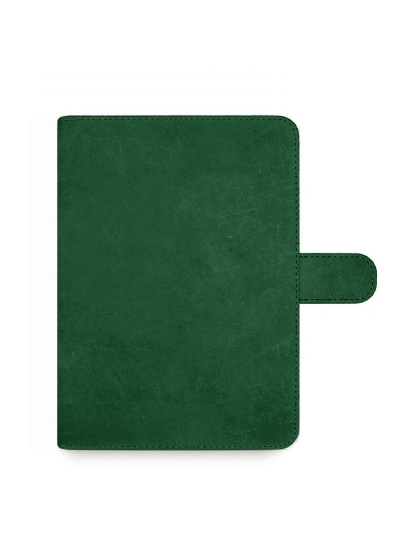 اوميكر غلاف حالة قابل للطي مع إغلاق مغناطيسي من الجلد الصناعي Honor Pad X9a 11.5 4G 2025 (TCFPSR) - أخضر داكن - Image 4