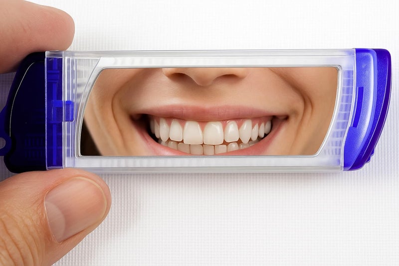 TOPMED ETS Oral Care Dental Brush Teeth Pick Plastic Teeth Floss Toothpick with a Mirror 200 Count (4 Box X 50 Units) Color May Vary - Image 2