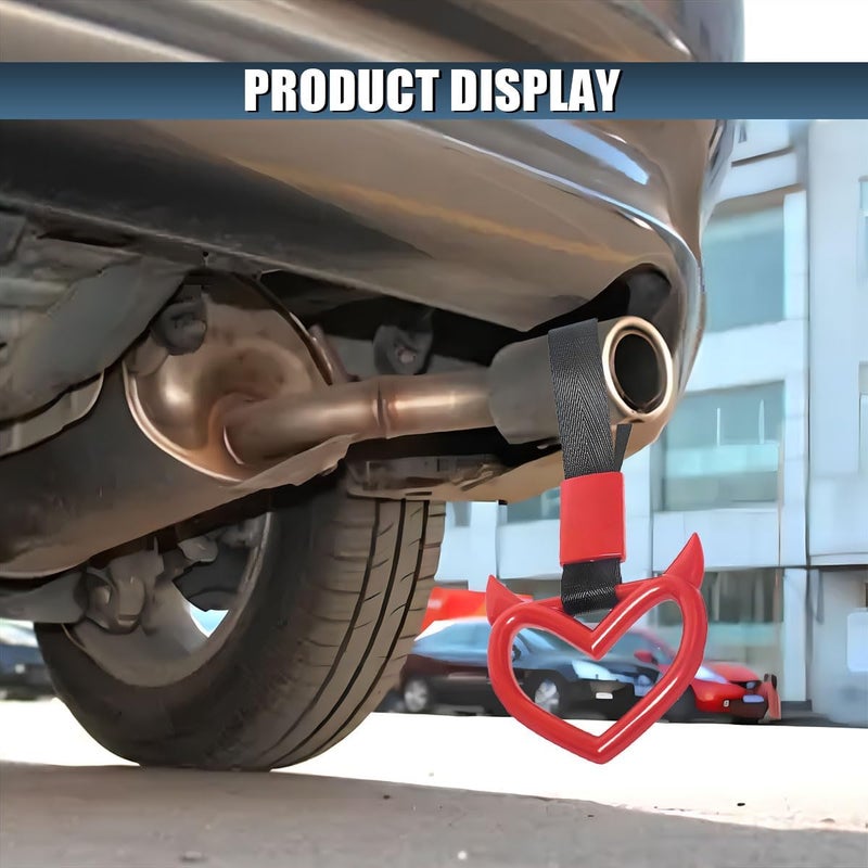 smilfuy 2PCS Devil Heart Handle Ring for Cars - Image 5