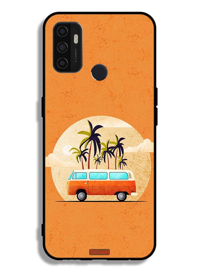 Tolwak Oppo A53 4G Protective Case Cover Bus Art - Image 2