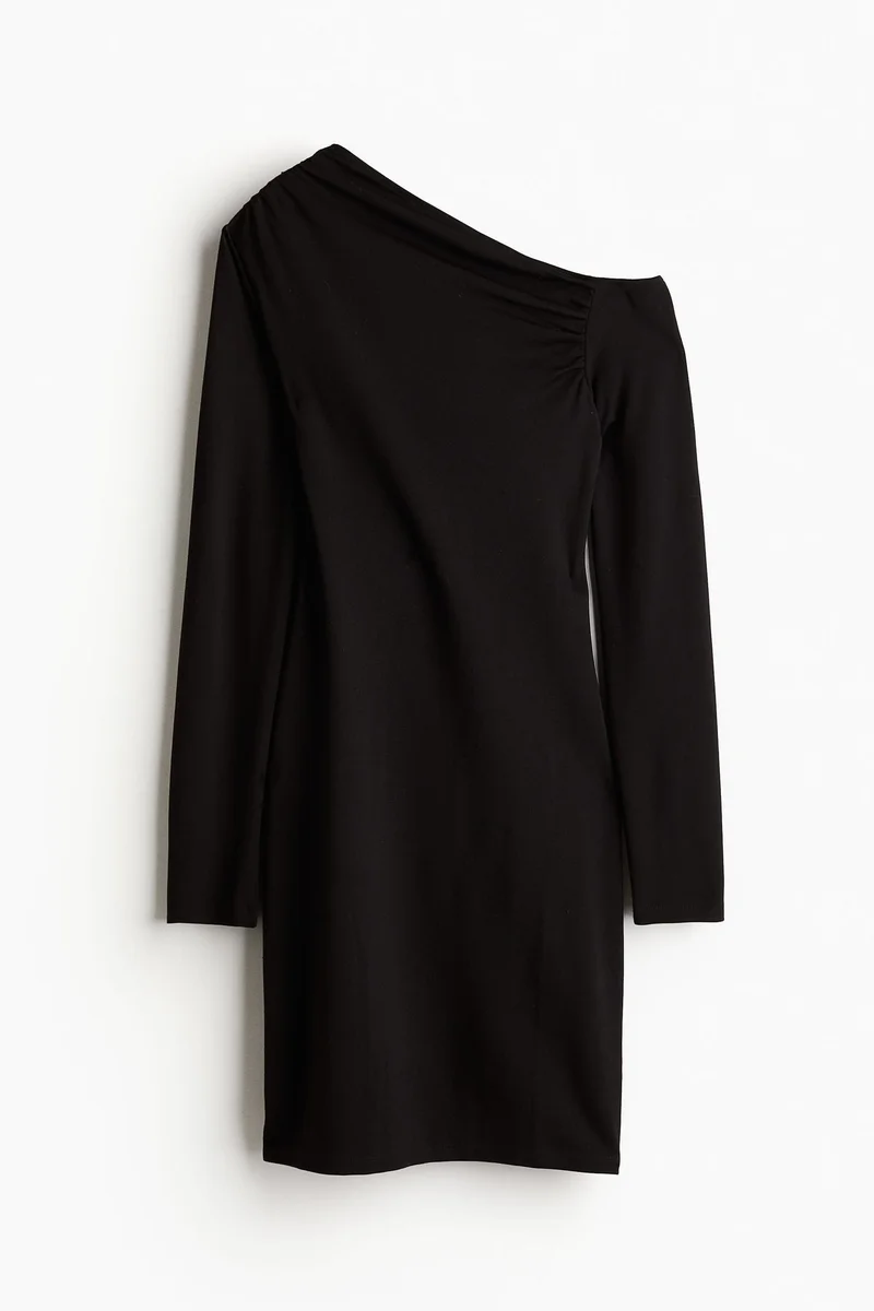 H&M One-shoulder bodycon dress