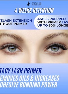 Stacy Lash Eyelash Extension Primer/Cleanser (1.35fl.oz/40ml) Stacy Lash/Protein Oil Remover/Increase Adhesive Bonding Power Retention/Pretreatment for Individual Semi Permanent Extensions Glue Supplies  - Image 3