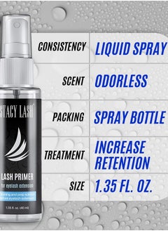 Stacy Lash Eyelash Extension Primer/Cleanser (1.35fl.oz/40ml) Stacy Lash/Protein Oil Remover/Increase Adhesive Bonding Power Retention/Pretreatment for Individual Semi Permanent Extensions Glue Supplies  - Image 5