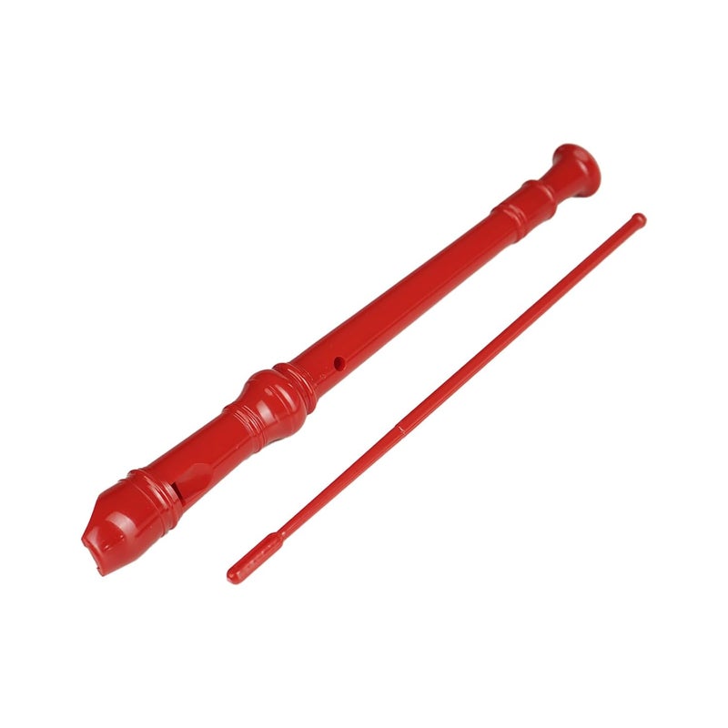 Kadence سوبرانو ريكوردر 8 ثقوب (أحمر) مع قضيب تنظيف + غطاء KAD-REC-RED (أحمر) - Image 4