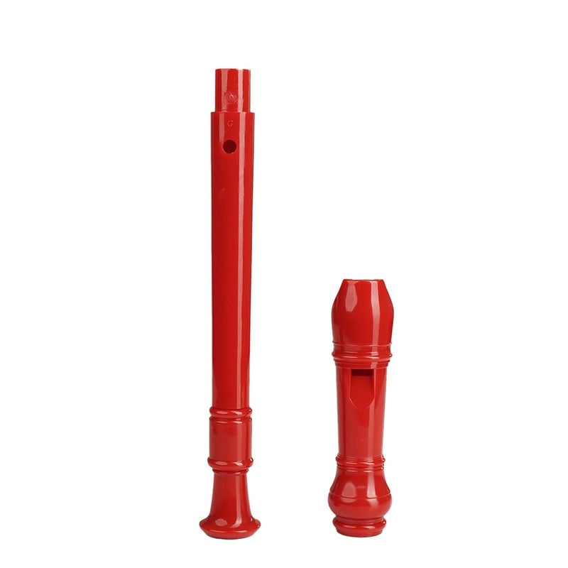 Kadence سوبرانو ريكوردر 8 ثقوب (أحمر) مع قضيب تنظيف + غطاء KAD-REC-RED (أحمر) - Image 2