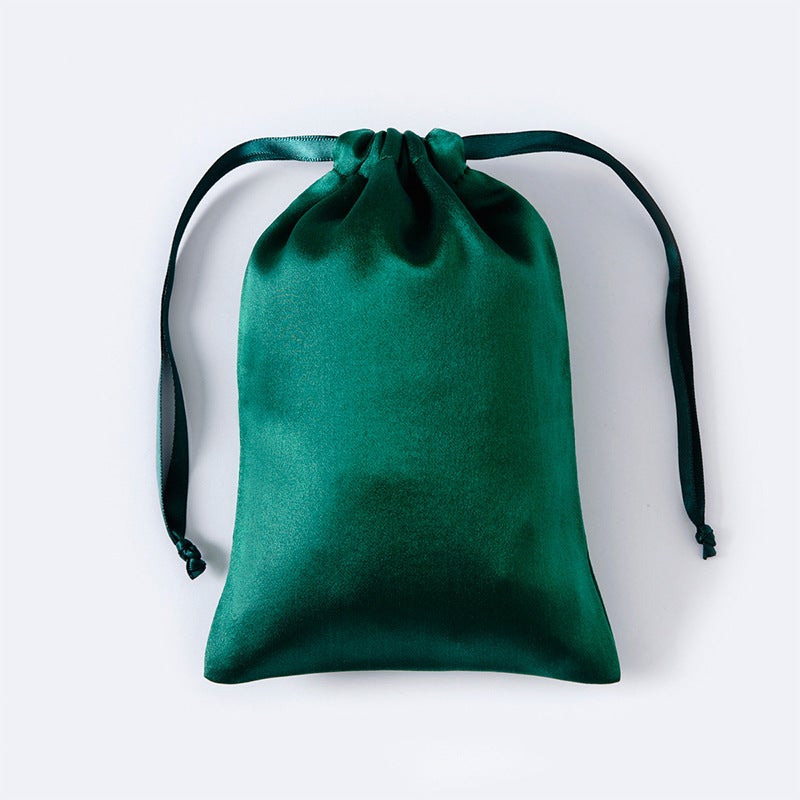 Soft Silk Drawstring Pouch Bag for Jewelry, Makeup & Accessories, Travel Dustproof Small Storage Organizer, Multi-Color Gift Bag - Image 1