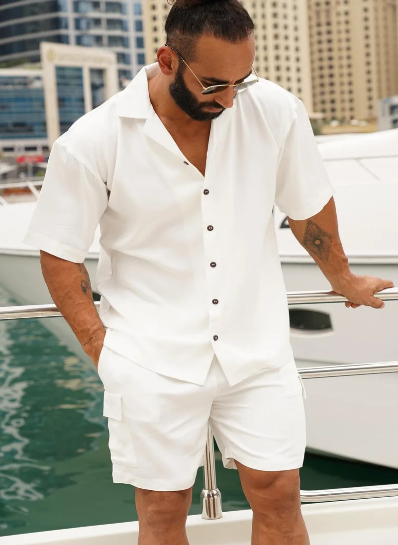 نوماد Men's Button Down Resort Shirt