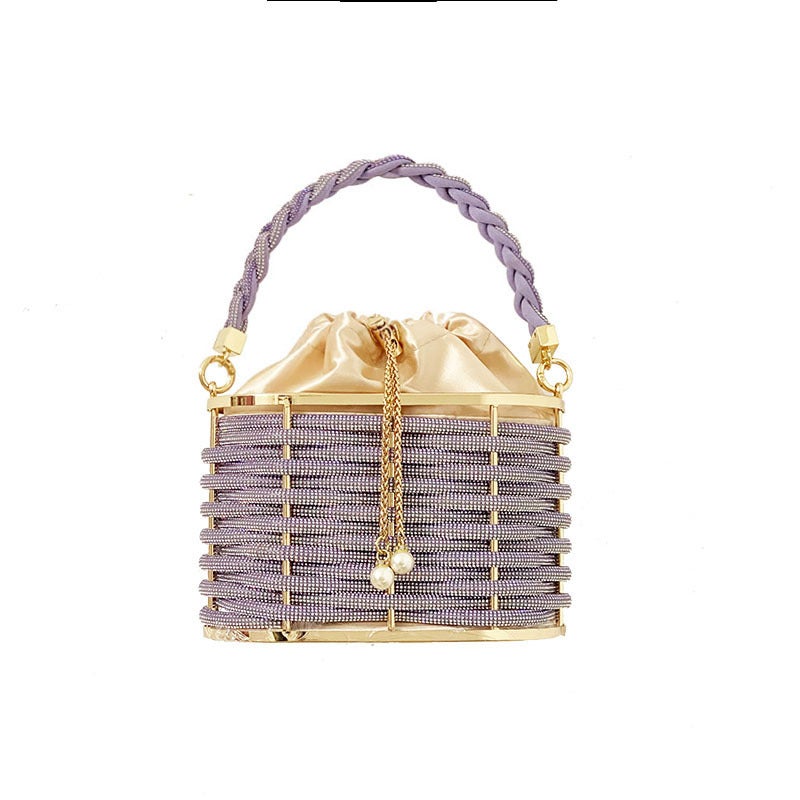 2023 New Fashion Light Luxury Simple All-Match Handmade Screw Pattern Women'S Bag Chain Women'S Bag Evening Bag - Image 1