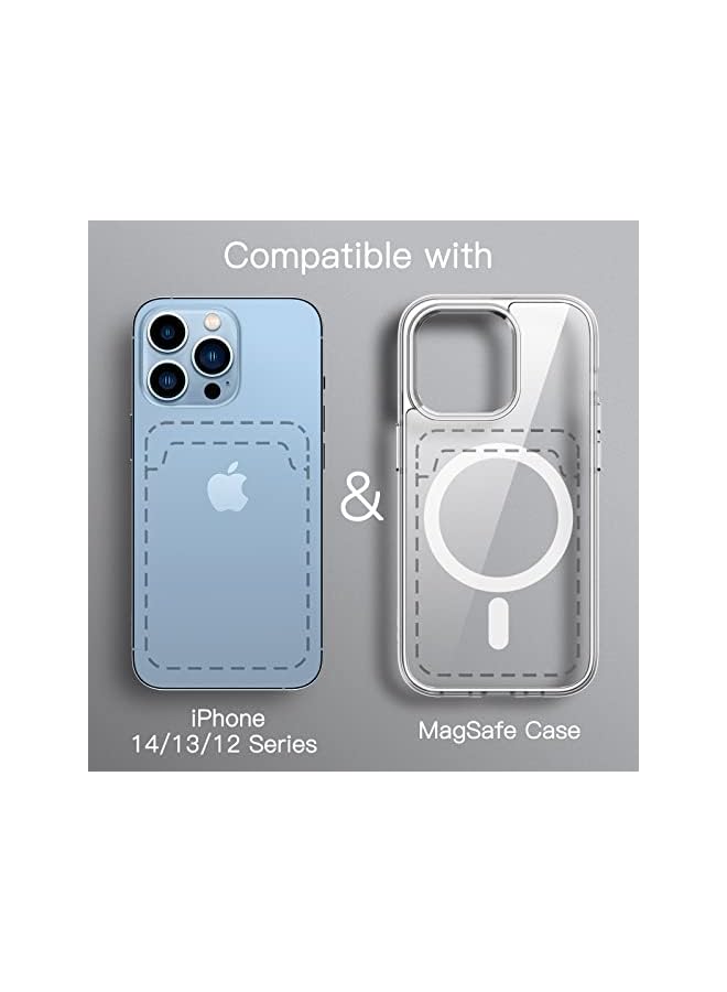Jetech Magnetic Wallet Compatible With Magsafe For Iphone 14/13/12 Series, Pu Phone Card Holder (Black) - Image 3