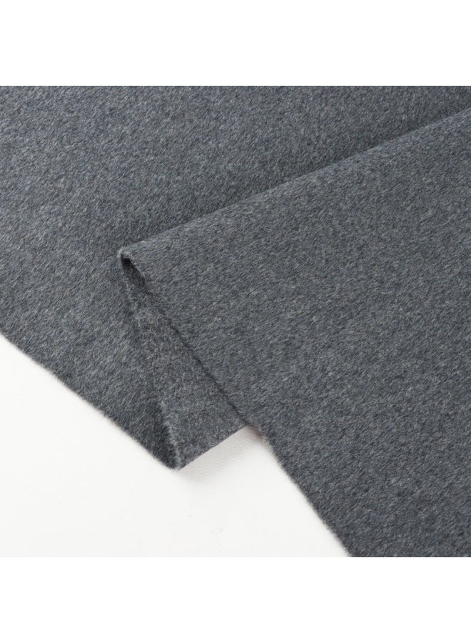 روك Rock Gray قماش كشمير ذو وجه واحد، قماش صوفي ناعم مختلط الألوان، قماش سترة كشمير للخريف والشتاء - Image 1