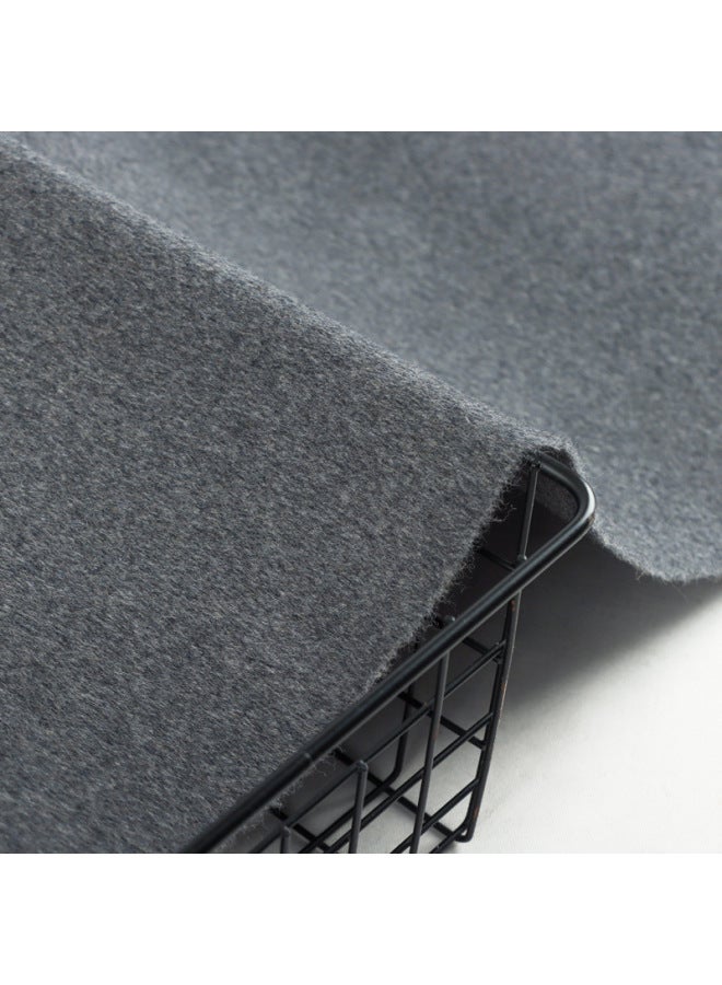 روك Rock Gray قماش كشمير ذو وجه واحد، قماش صوفي ناعم مختلط الألوان، قماش سترة كشمير للخريف والشتاء - Image 4