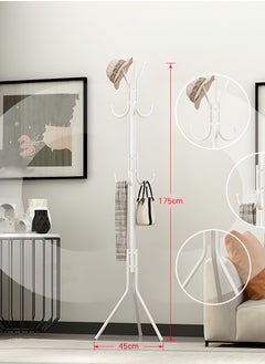 Falpro Multi-Functional Metal Clothes Rack White 175x45cm  - Image 3