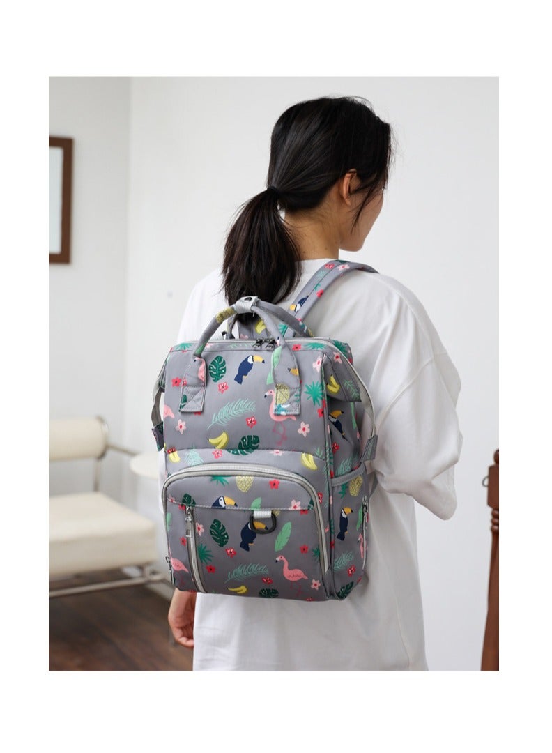 Portable Large Capacity Leisure Multifunctional Backpack, Baby Stroller Hanging Bag - Image 2