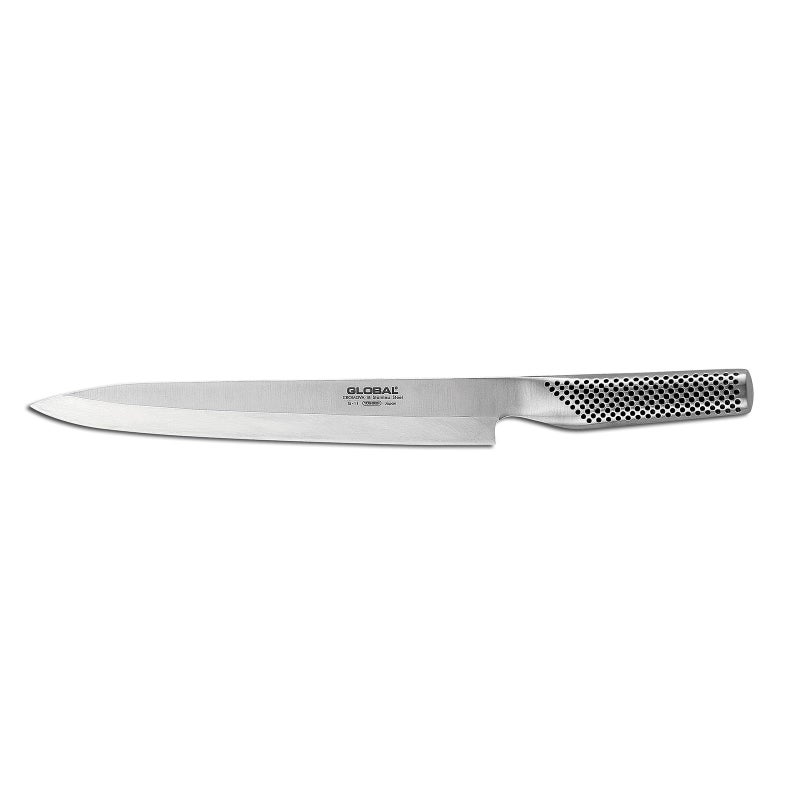 Global 10 Inch Left-Handed Yanagi Sashimi Knife - Lightweight Japanese Stainless Steel, Razor-Sharp Edge, Made in Japan, G-11L - Image 4
