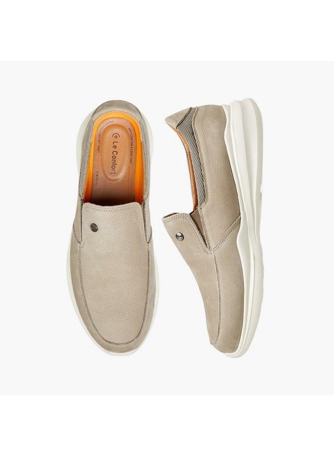 Le Confort Men Textured Slip-On Loafers - Image 3