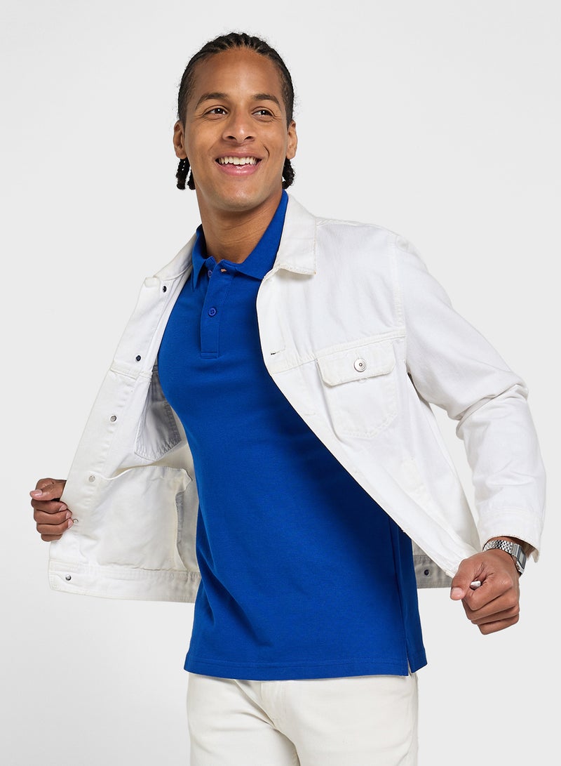 سفنتي فايف تيشيرت بولو أساسي - Image 1