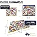 White Mountain 1000 Piece Jigsaw Puzzle Sunflower State Collage Puzzles with Large Pieces Gift for Adults and Family 24 x30 I Love Kansas - Image 4