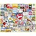 White Mountain 1000 Piece Jigsaw Puzzle Sunflower State Collage Puzzles with Large Pieces Gift for Adults and Family 24 x30 I Love Kansas - Image 2