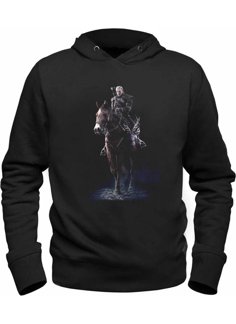 Alfa Tshirt Alpha Tshirt The Witcher Hooded Kids Sweatshirt