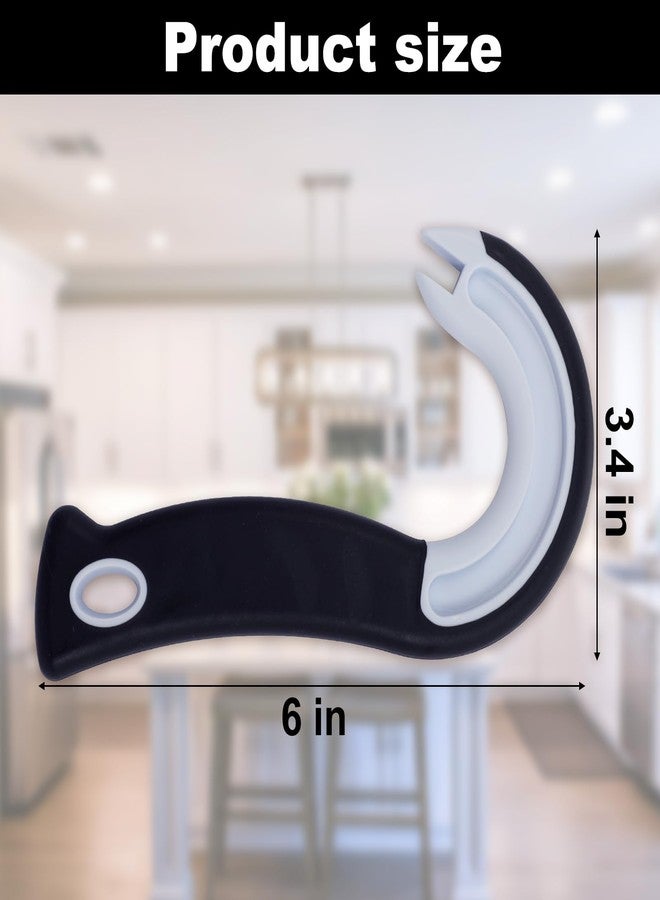 tokerut Easy Open Ring Pull Can Opener, J-Shaped Manual Tab Puller for Soda Cans, Tin Openers with Non-Slip Grip, Ideal for Weak Hands & Seniors - Image 3