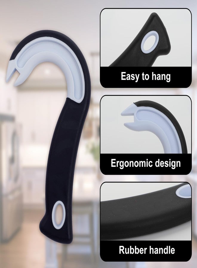 tokerut Easy Open Ring Pull Can Opener, J-Shaped Manual Tab Puller for Soda Cans, Tin Openers with Non-Slip Grip, Ideal for Weak Hands & Seniors - Image 4