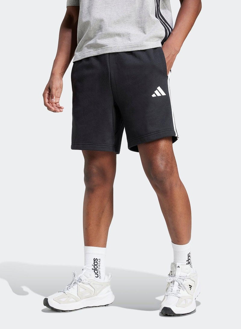 Adidas Essentials Three Stripes French Terry Shorts - Image 1