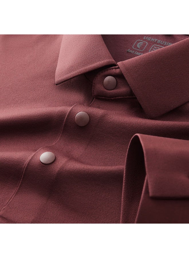 FIRS Shanshan Long Sleeve T-shirt Autumn Winter Warm Non-iron Modal Casual Business Polo Shirt For Men - Image 2